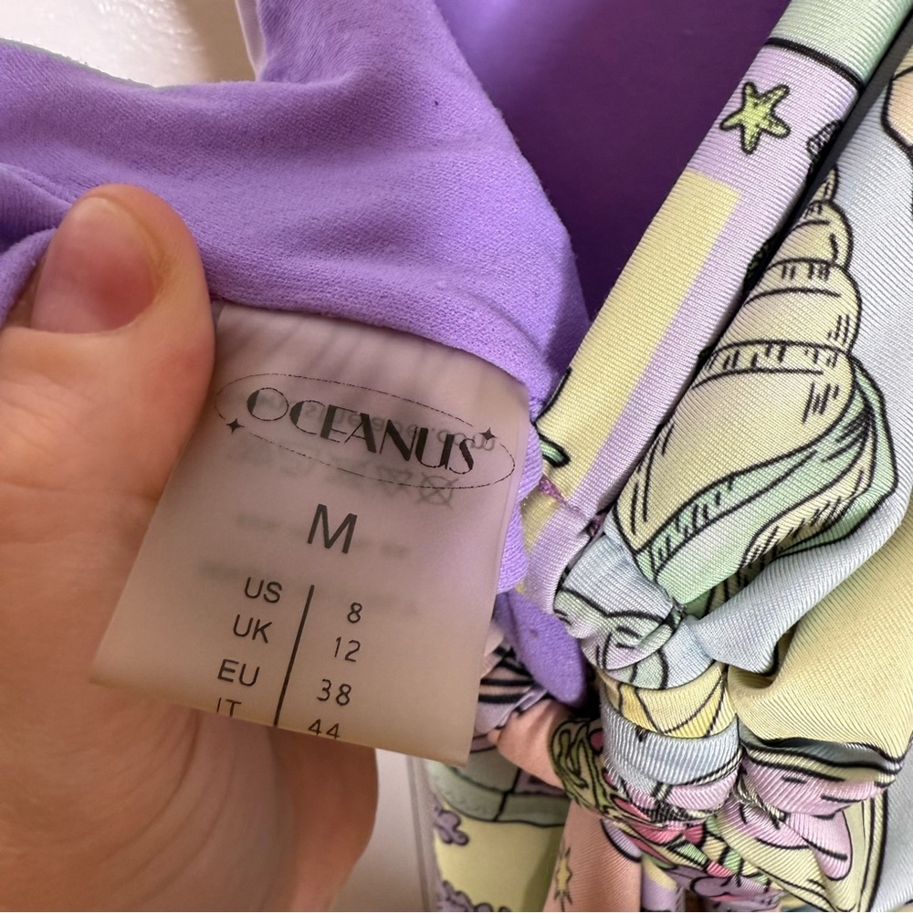 Oceanus Zoe Cutout Dress Maxi Colorful with cutouts and slit Medium - Picture 9 of 16